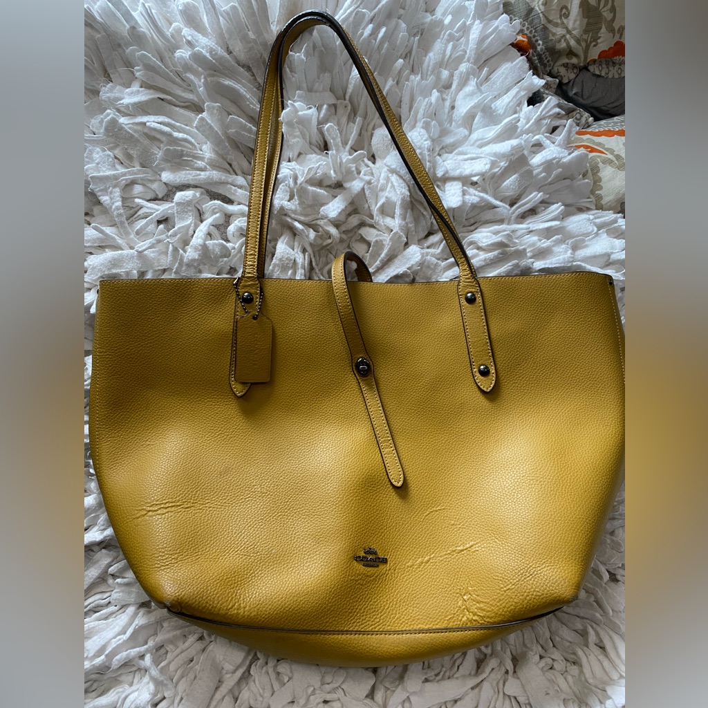 Coach Gold Market Tote